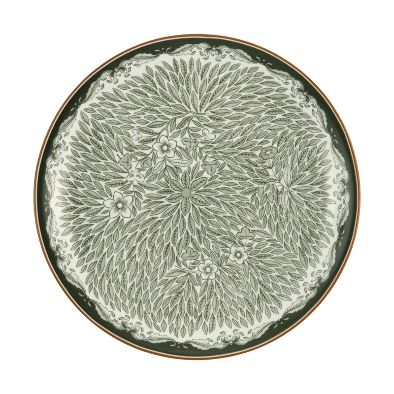 Rörstrand Ostindia Floris plate Ø20 cm Green