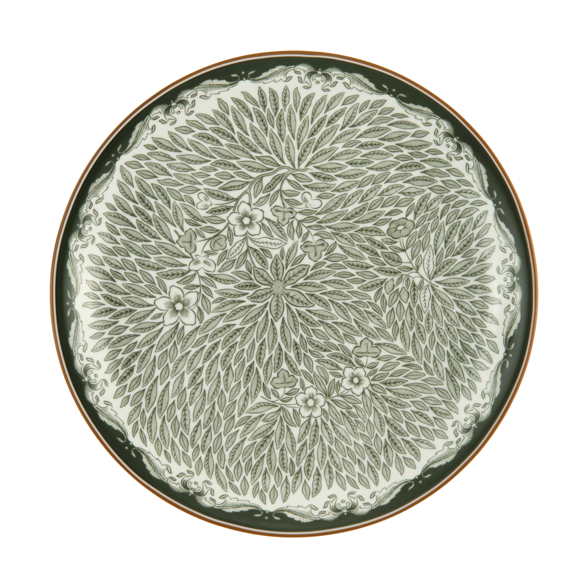 Rörstrand Ostindia Floris plate Ø20 cm Green