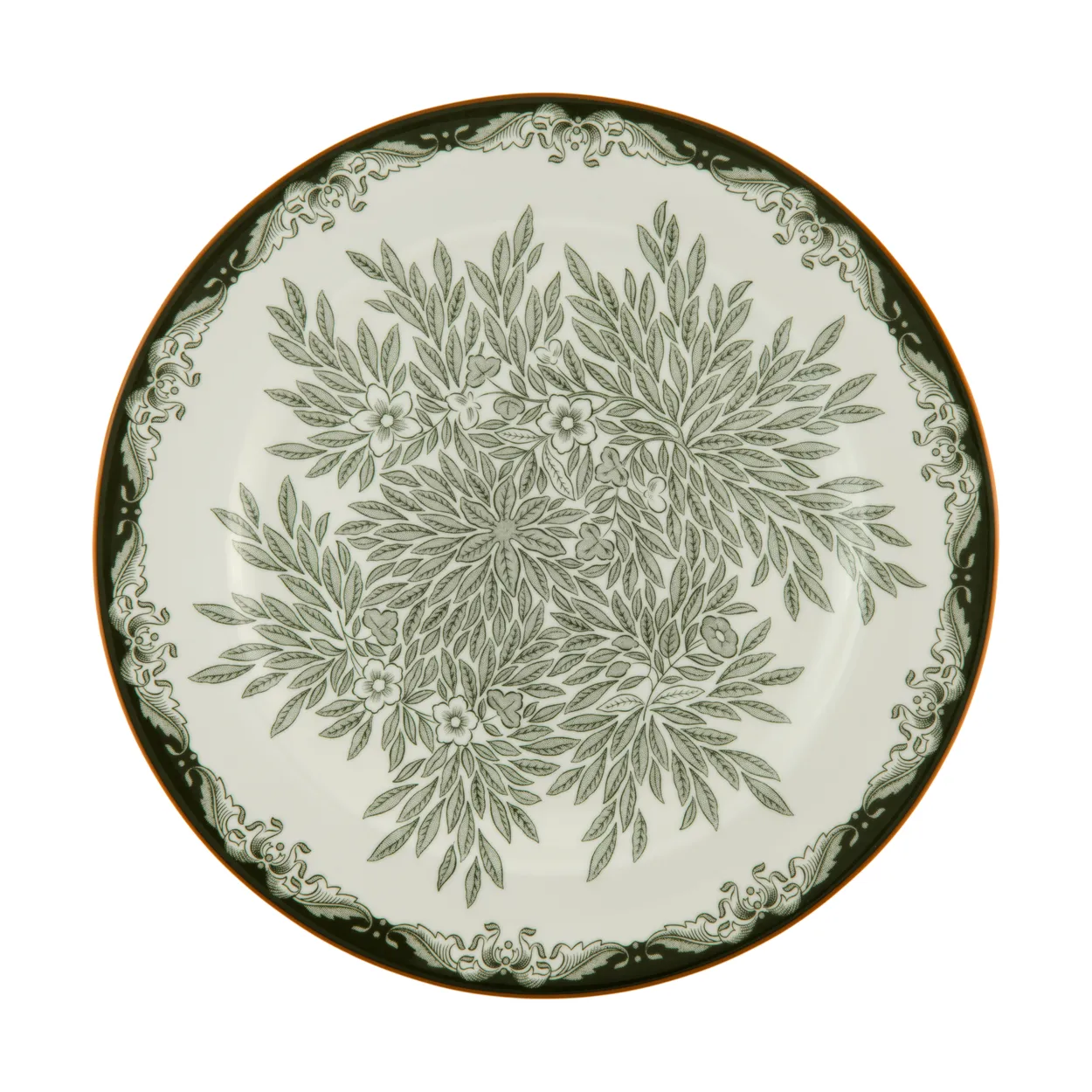 Rörstrand Ostindia Floris plate o27 cm Green | Scandinavian Design | Dinner plates | Green