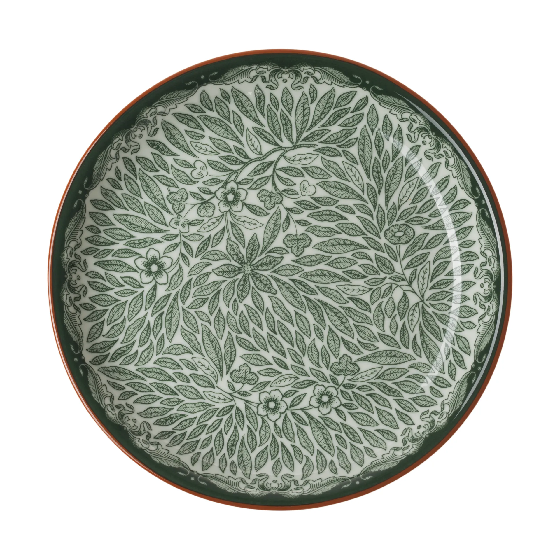 Ostindia Floris small plate Ø16 cm, Green Rörstrand