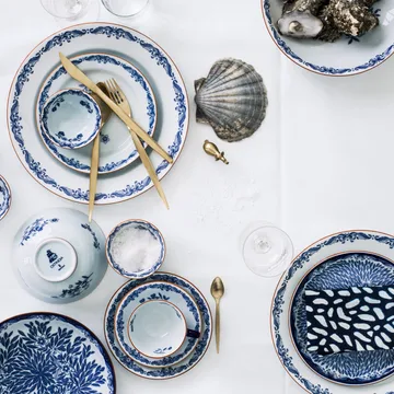 Ostindia plate - Blue, Ø21 cm - Rörstrand