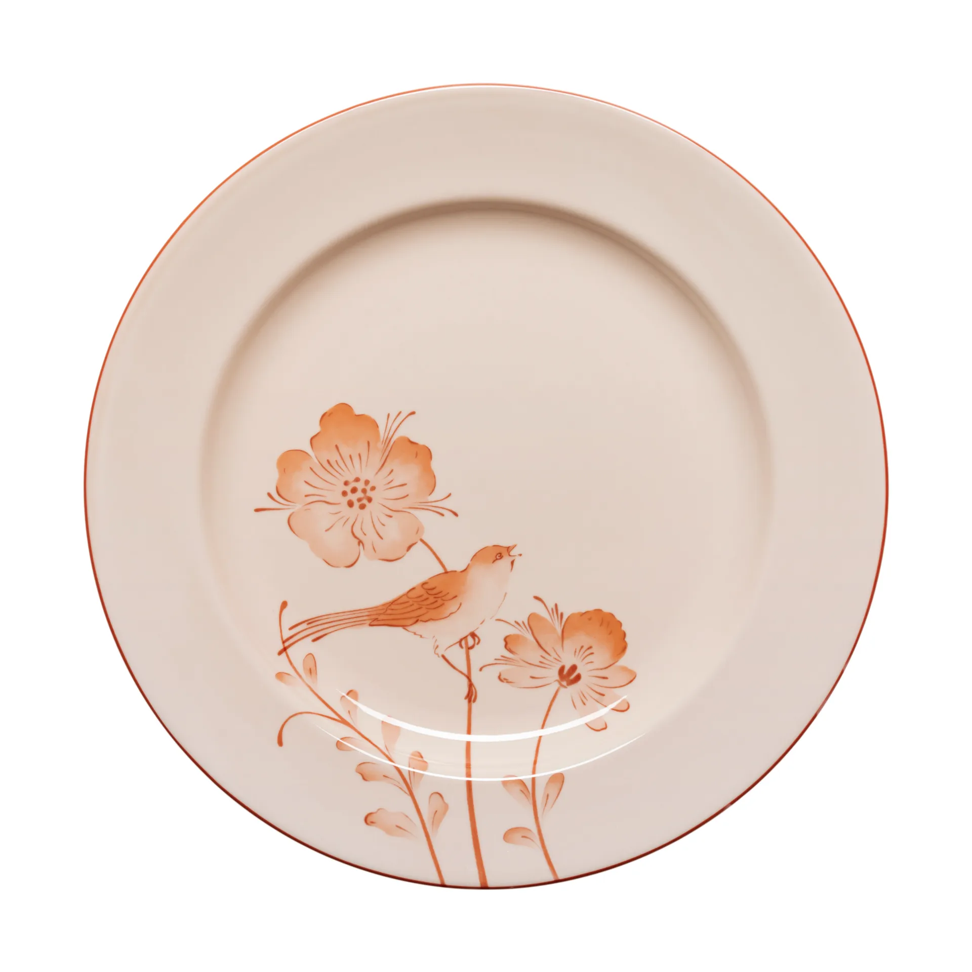 Rörstrand bird plate, Caramel Jubilee, Ø27 cm Rörstrand