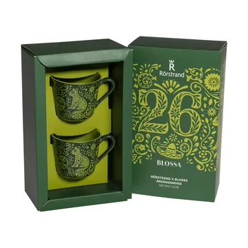 Rörstrand Blossa cup - Green, 14 cl, 2-pack - Rörstrand