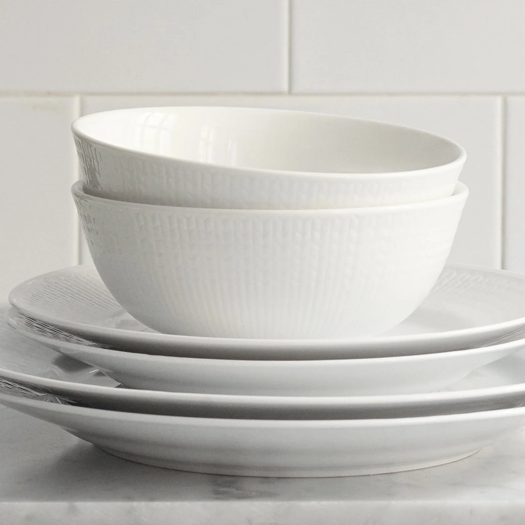 Swedish Grace bowl large, snow (white) Rörstrand