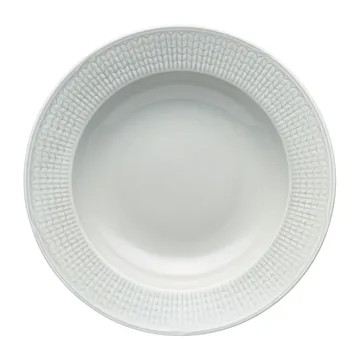 Swedish Grace deep plate 25 cm 6-pack Mist(grey) - Rörstrand