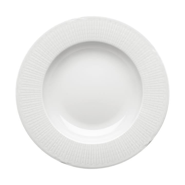 Swedish Grace deep plate 25 cm, 6-pack snow (white) - undefined - Rörstrand