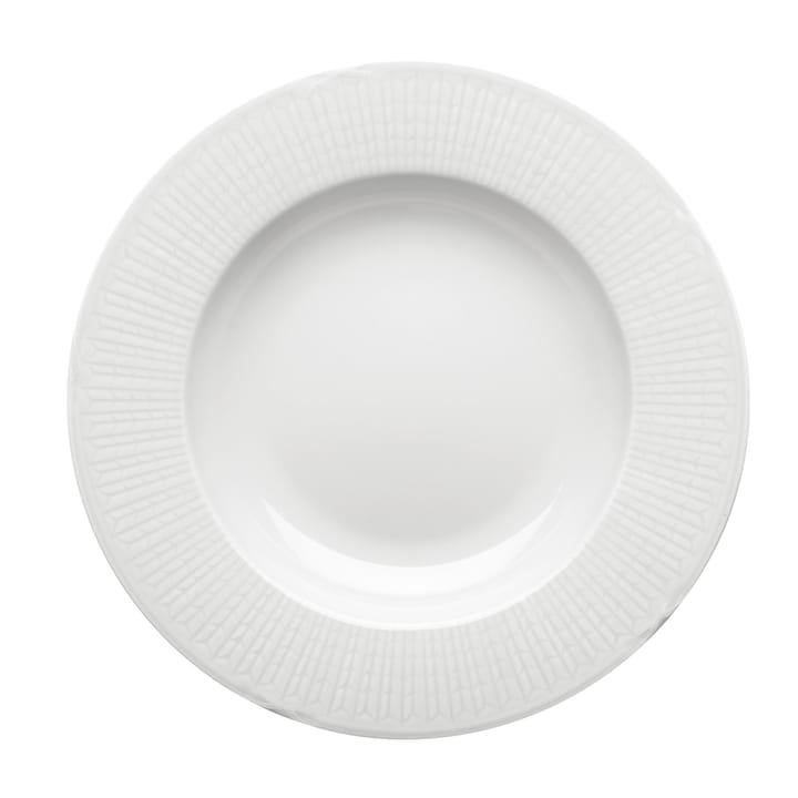 Swedish Grace deep plate 25 cm, 6-pack snow (white) - undefined - Rörstrand