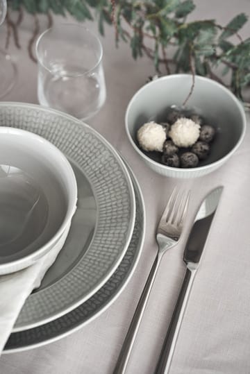 Swedish Grace deep plate Ø25 cm - Mist (grey) - Rörstrand