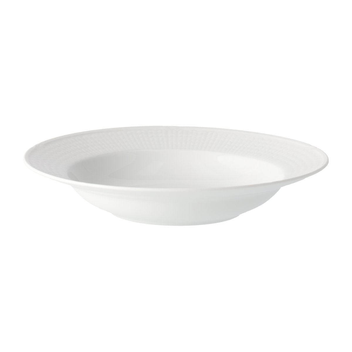 Rörstrand Swedish Grace deep plate o25 cm snow (white)