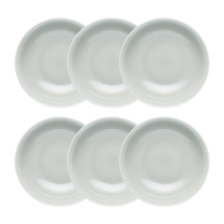 Swedish Grace deep plate 6-pack Mist (grey) - undefined - Rörstrand