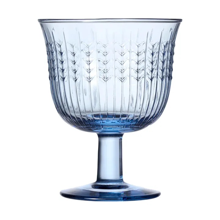 Swedish Grace drinking glass on stem 25 cl 2-pack - Blue - Rörstrand