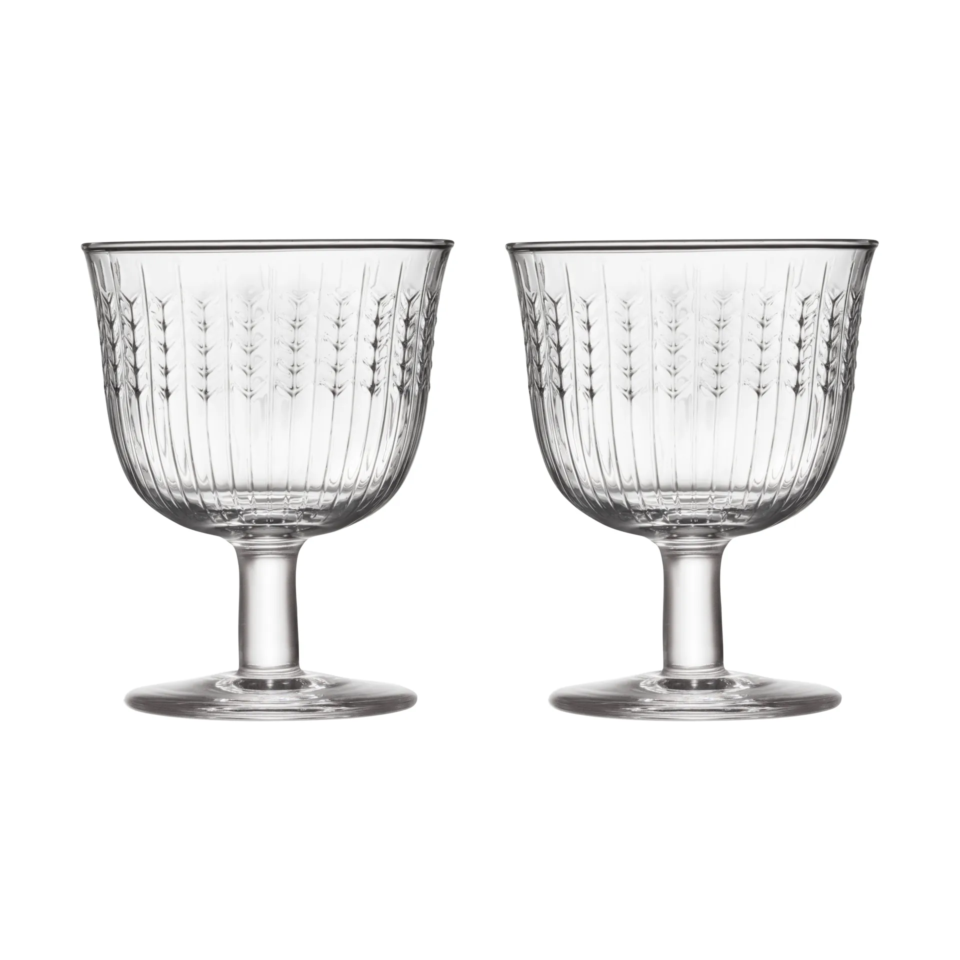 Swedish Grace drinking glass on stem 25 cl 2-pack, Clear Rörstrand