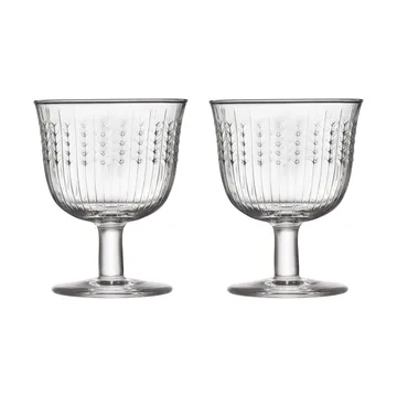 Swedish Grace drinking glass on stem 25 cl 2-pack - Clear - Rörstrand