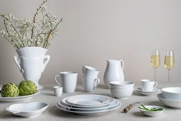 Swedish Grace & Karlevi starter set - Snow (white) - Rörstrand