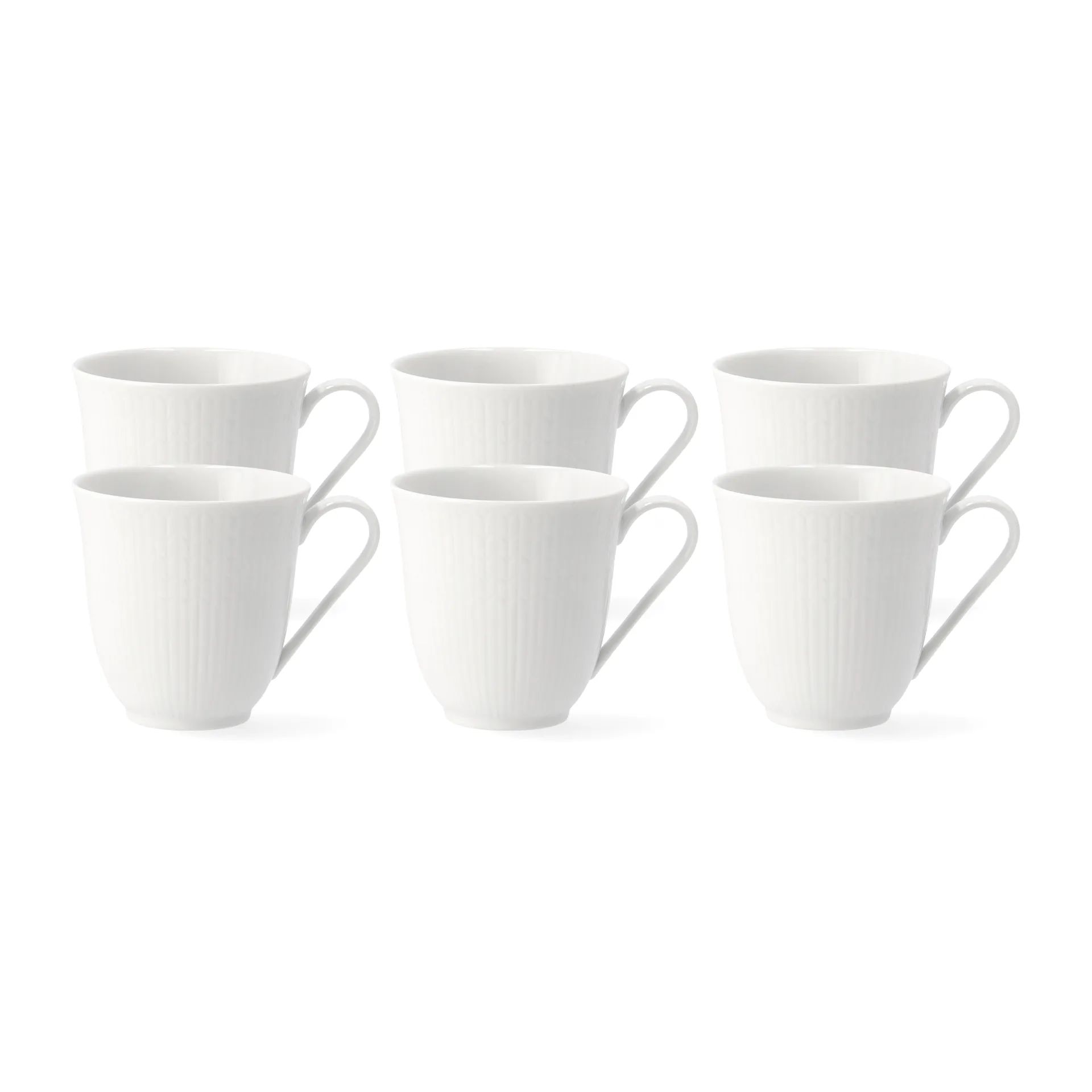 Swedish Grace mug 30 cl, 6-pack snow (white) Rörstrand