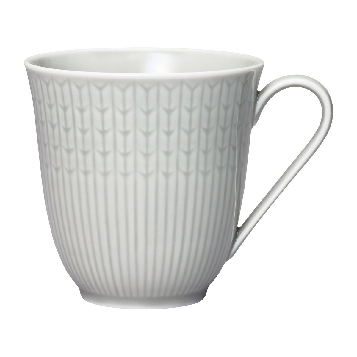 Rörstrand Swedish Grace mug 30 cl Mist (grey) | Scandinavian Design | Coffee cups | Grey