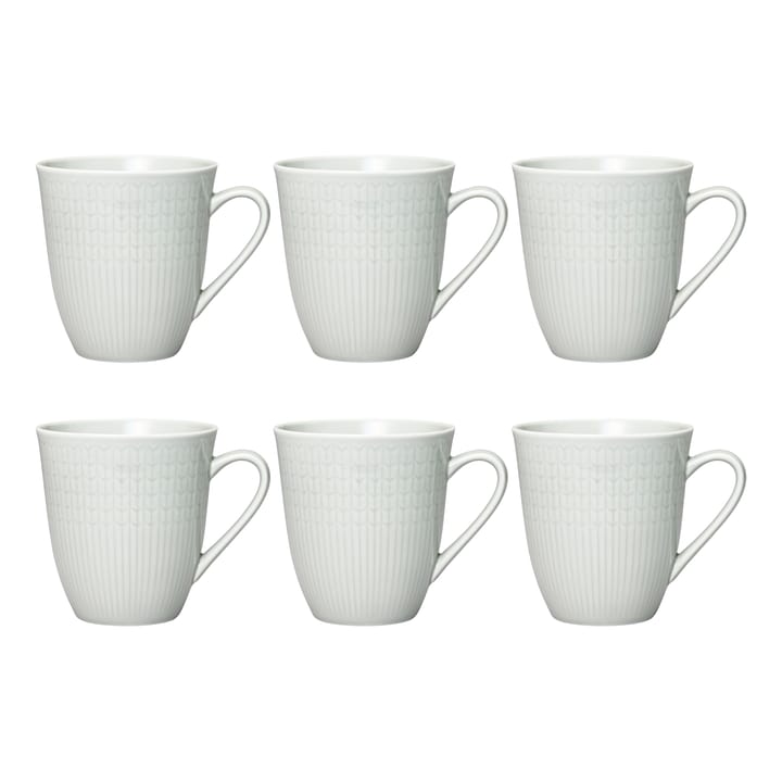 Swedish Grace mug large 6-pack Mist (grey) - undefined - Rörstrand