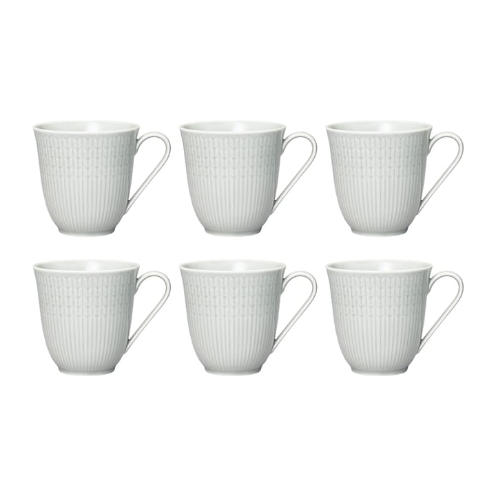 Swedish Grace mug small 6-pack
 - Mist (grey) - Rörstrand