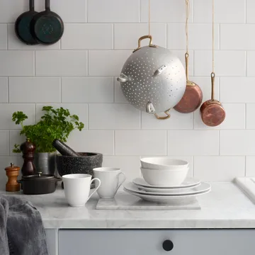 Swedish Grace plate Ø21 cm 8-pack - Snow (white) - Rörstrand