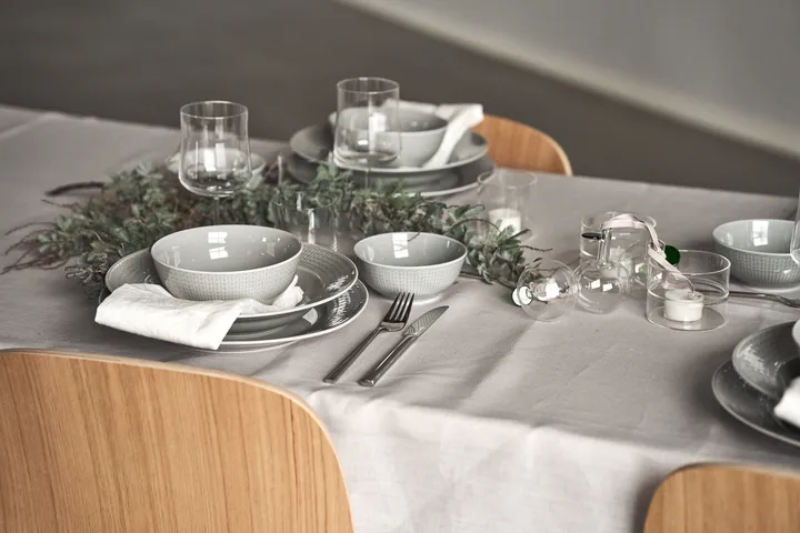 Swedish Grace plate Ø 27 cm 6-pack Mist (grey) from Rörstrand