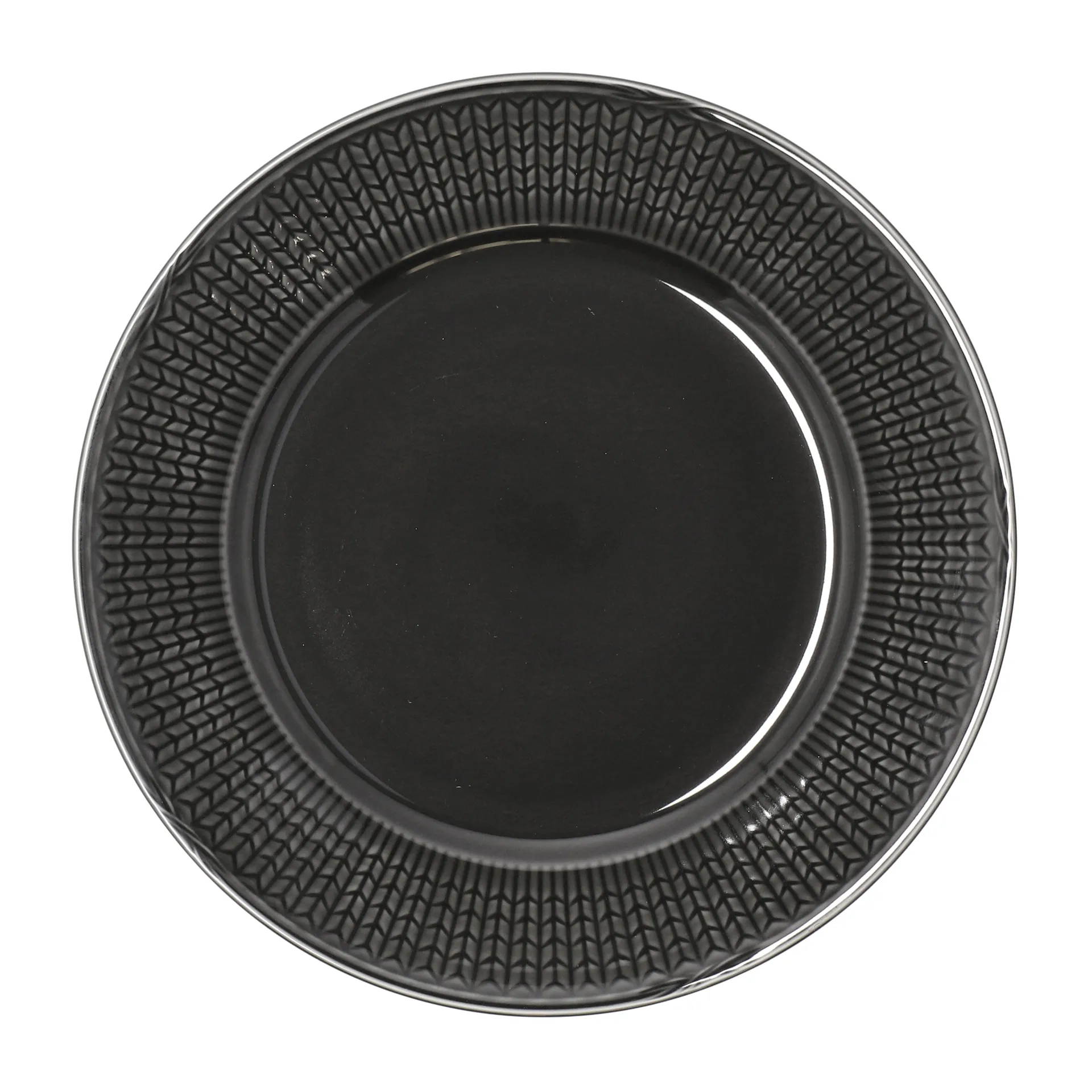 Swedish Grace plate Ø27 cm, stone (dark grey) Rörstrand