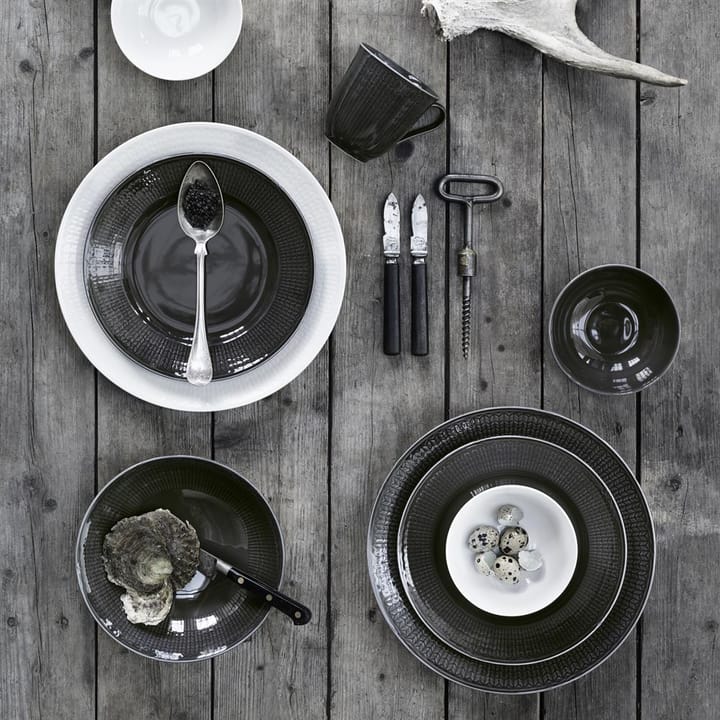 Swedish Grace plate small Ø21 cm - stone (dark grey) - Rörstrand