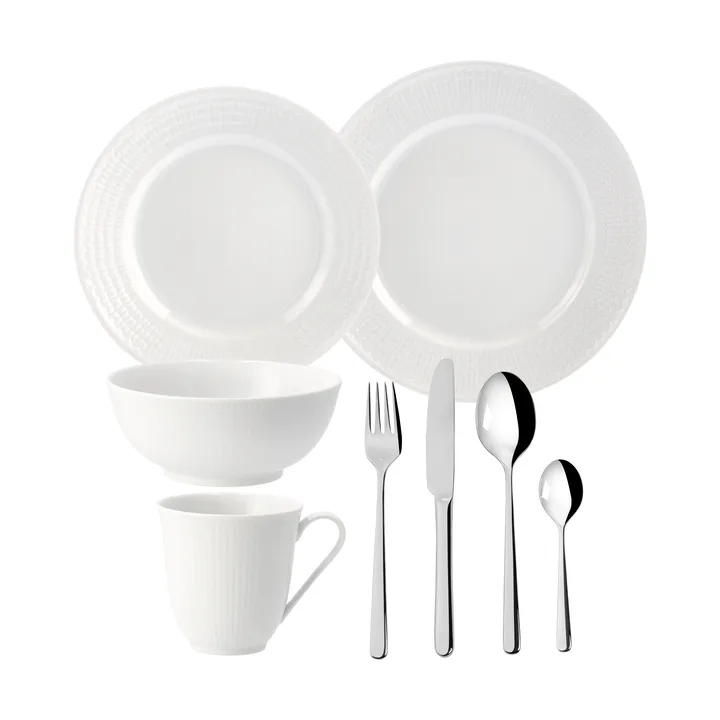 Swedish Grace & Polar starter set - Snow (white) - undefined - Rörstrand
