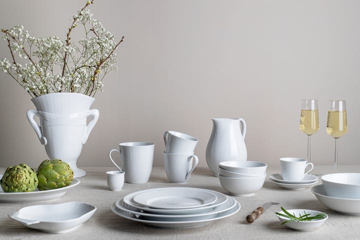 Swedish Grace saucer Ø13 cm, Snow (white) Rörstrand