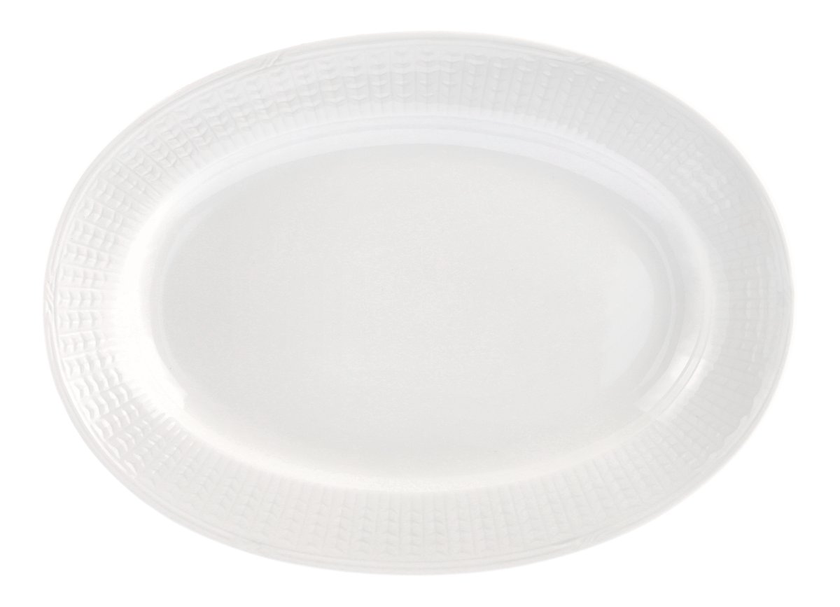 Rörstrand Swedish Grace serving dish oval 32 cm snow (white)