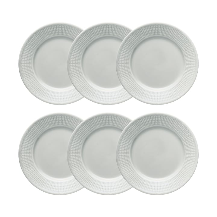 Swedish Grace side plate 6-pack Mist (grey) - undefined - Rörstrand