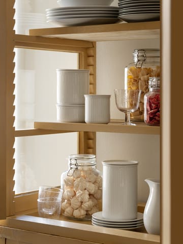 Swedish Grace storage jar low S 0.3 L - Snow - Rörstrand