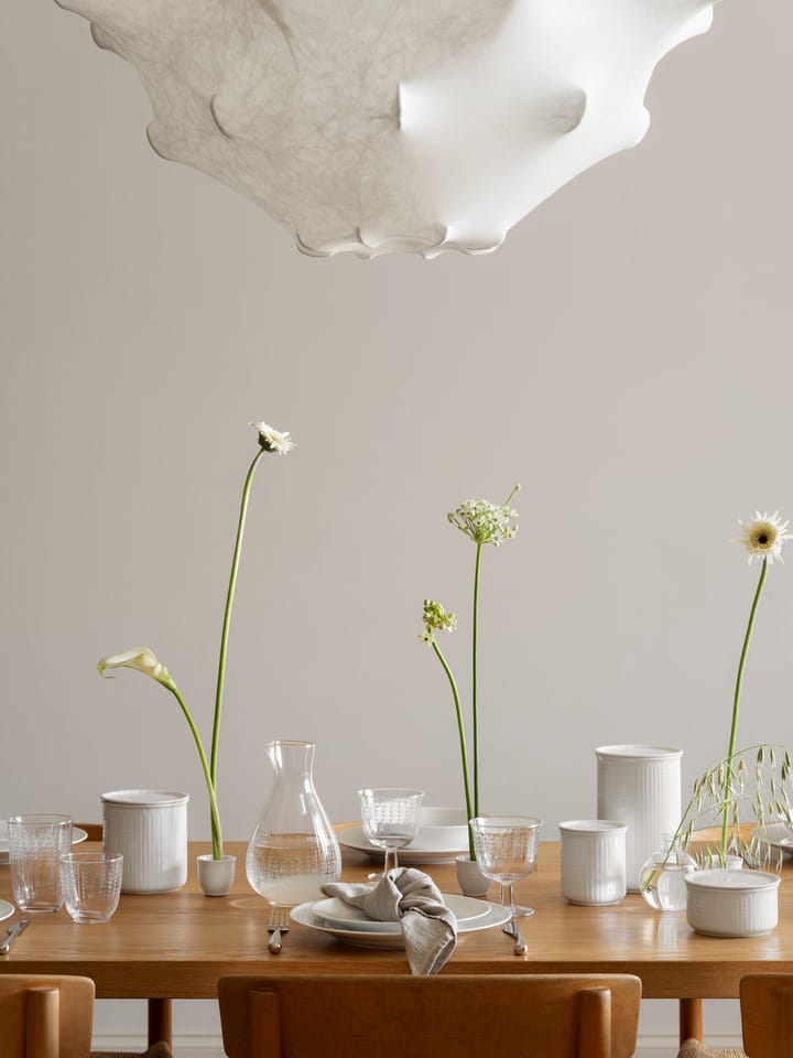 Swedish Grace storage jar low S 0.3 L, Snow Rörstrand