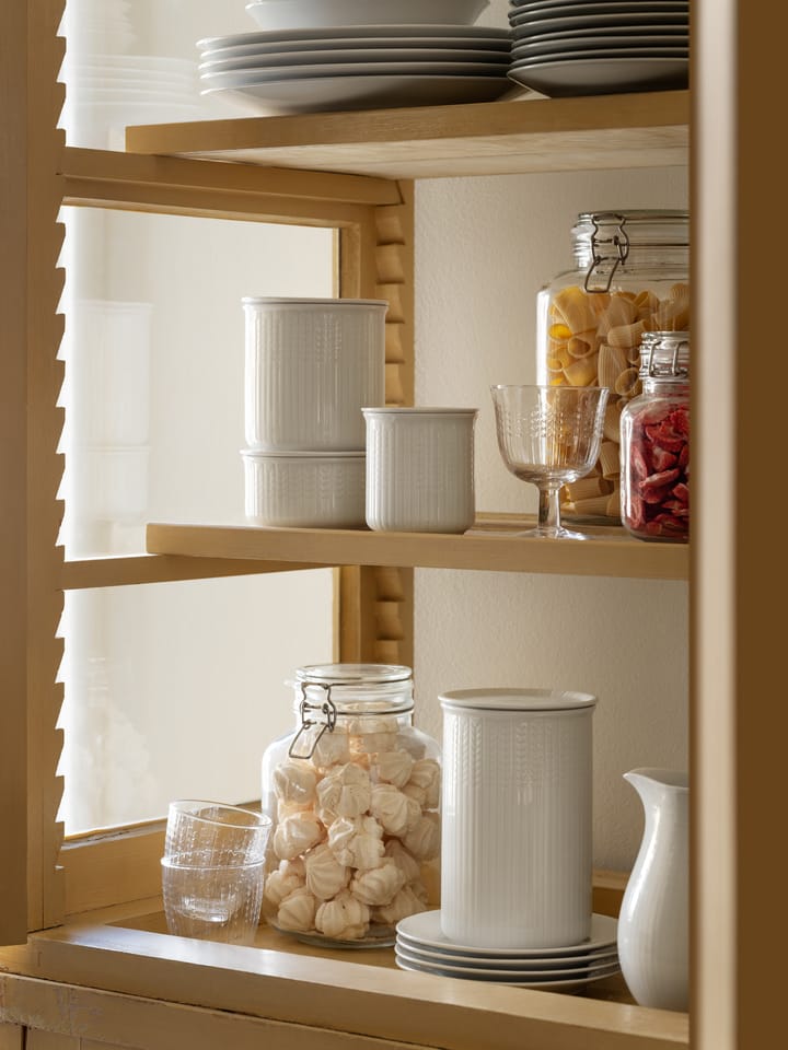 Swedish Grace storage jar S 0.3 L, Snow Rörstrand