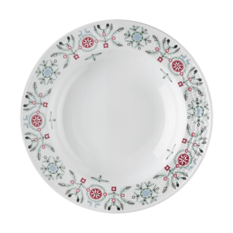 Rörstrand Swedish Grace Winter deep plate Ø25 cm White