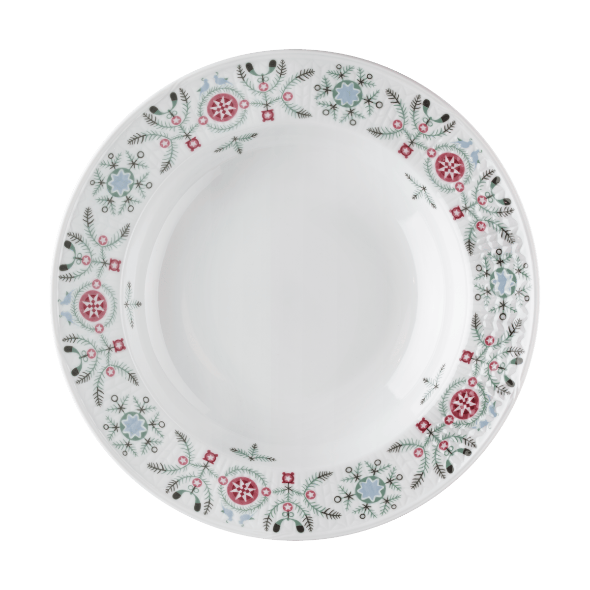 Rörstrand Swedish Grace Winter deep plate Ø25 cm White