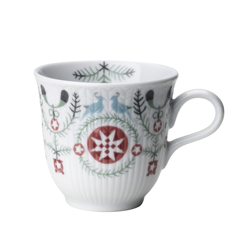 Rörstrand Swedish Grace Winter mulled wine mug 10 cl white