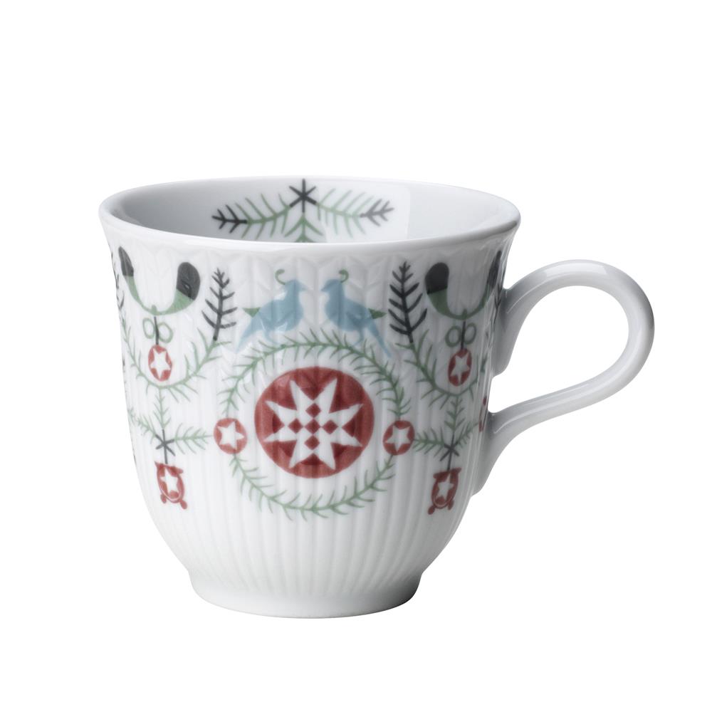 Rörstrand Swedish Grace Winter mulled wine mug 10 cl white