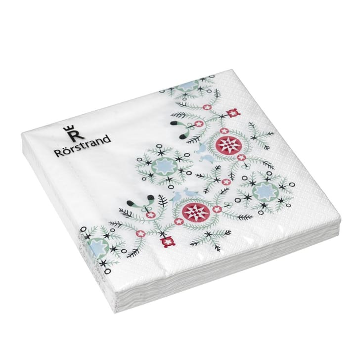 Swedish Grace Winter napkin 20-pack - white - Rörstrand