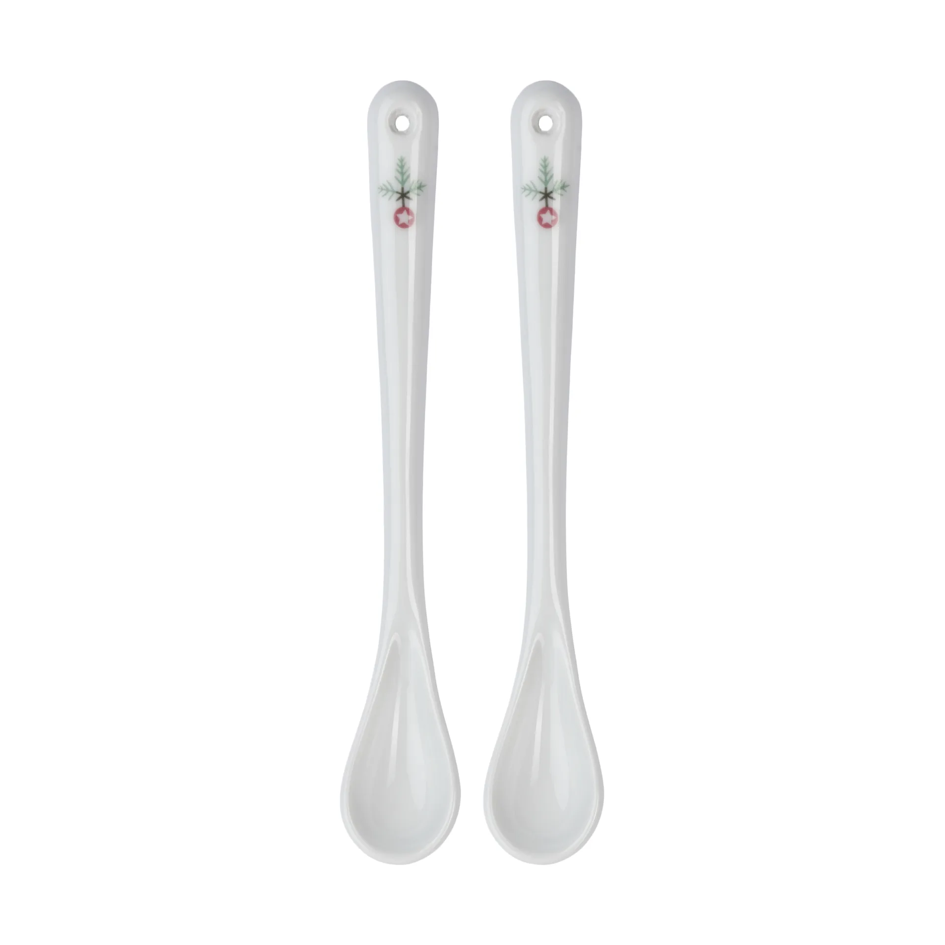Swedish Grace Winter spoon 15 cm 2-pack, White Rörstrand