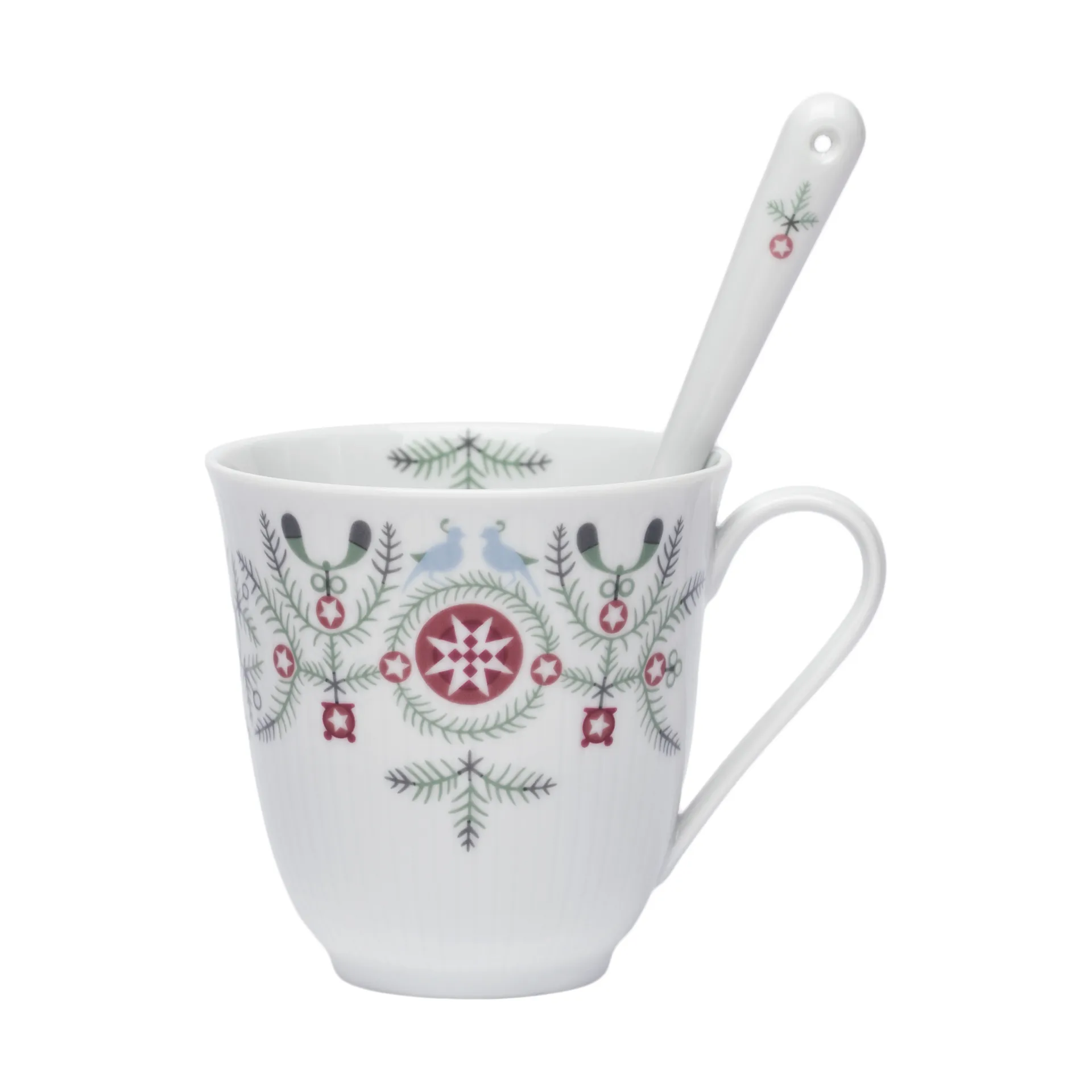 Swedish Grace Winter spoon 15 cm 2-pack, White Rörstrand