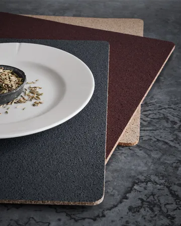 Corki placemat 43x30 cm - Dark grey - Rosendahl