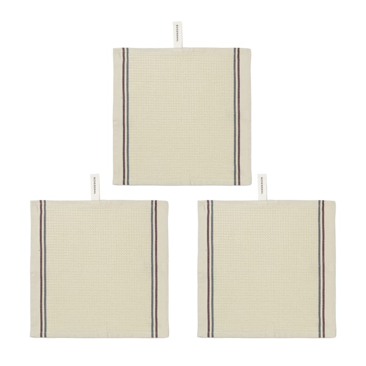 Delta dishcloth 30x30 cm 3-pack - Sand - Rosendahl