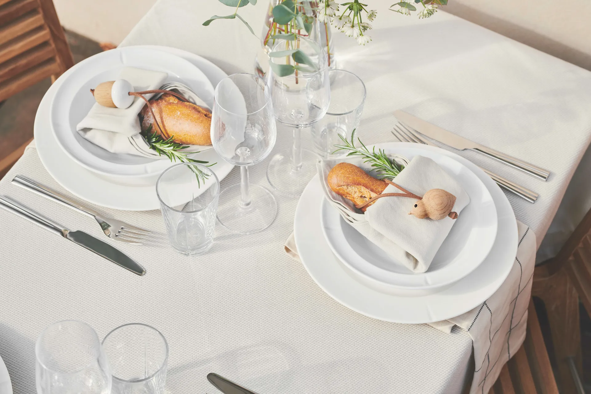 Forest tales sparrow Christmas decorations, Oak Rosendahl