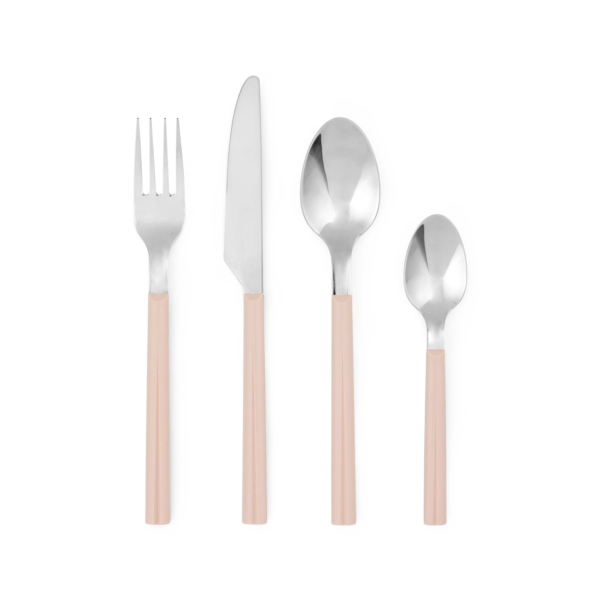 Rosendahl Grand Cru Bistro cutlery 16 pieces Blush | Scandinavian Design | Cutlery sets | Silver-coloured