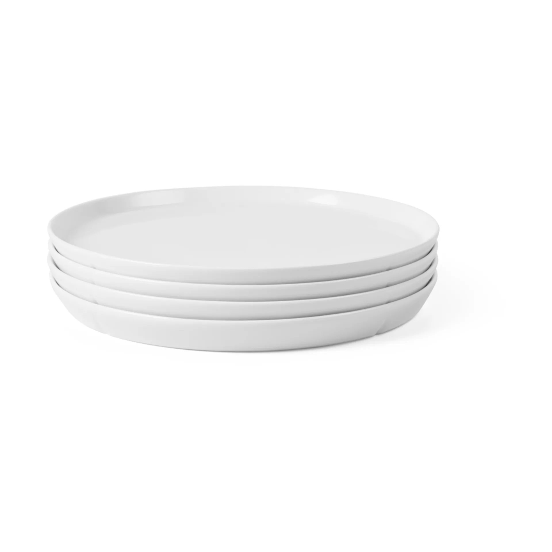 Grand Cru essentials dinner plate Ø25 cm 4-pack, White Rosendahl