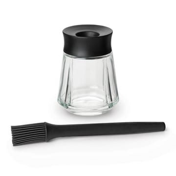 Grand Cru marinade jar with brush - Black - Rosendahl