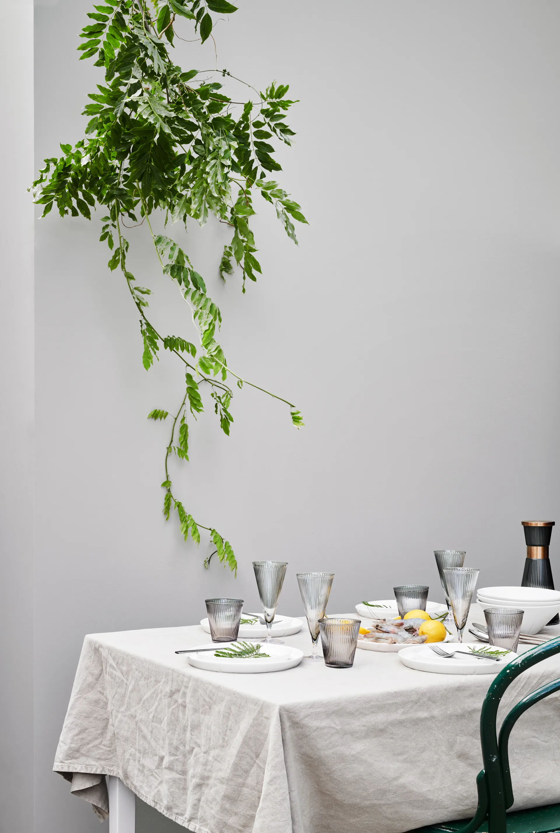 Grand Cru Nouveau lid for water carafe, Patinated steel Rosendahl