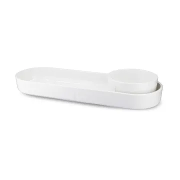 Grand Cru oval serving platter - White, 12x34 cm - Rosendahl