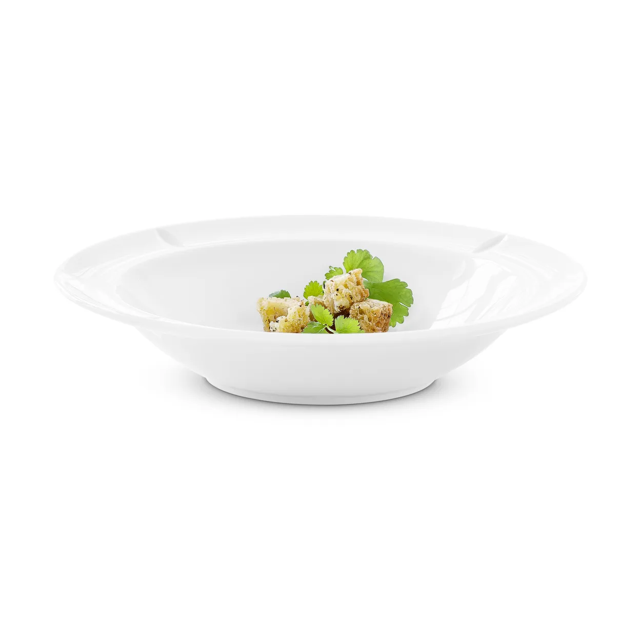 Rosendahl Grand Cru Soft deep plate o21 cm White | Scandinavian Design | Dinner plates | White
