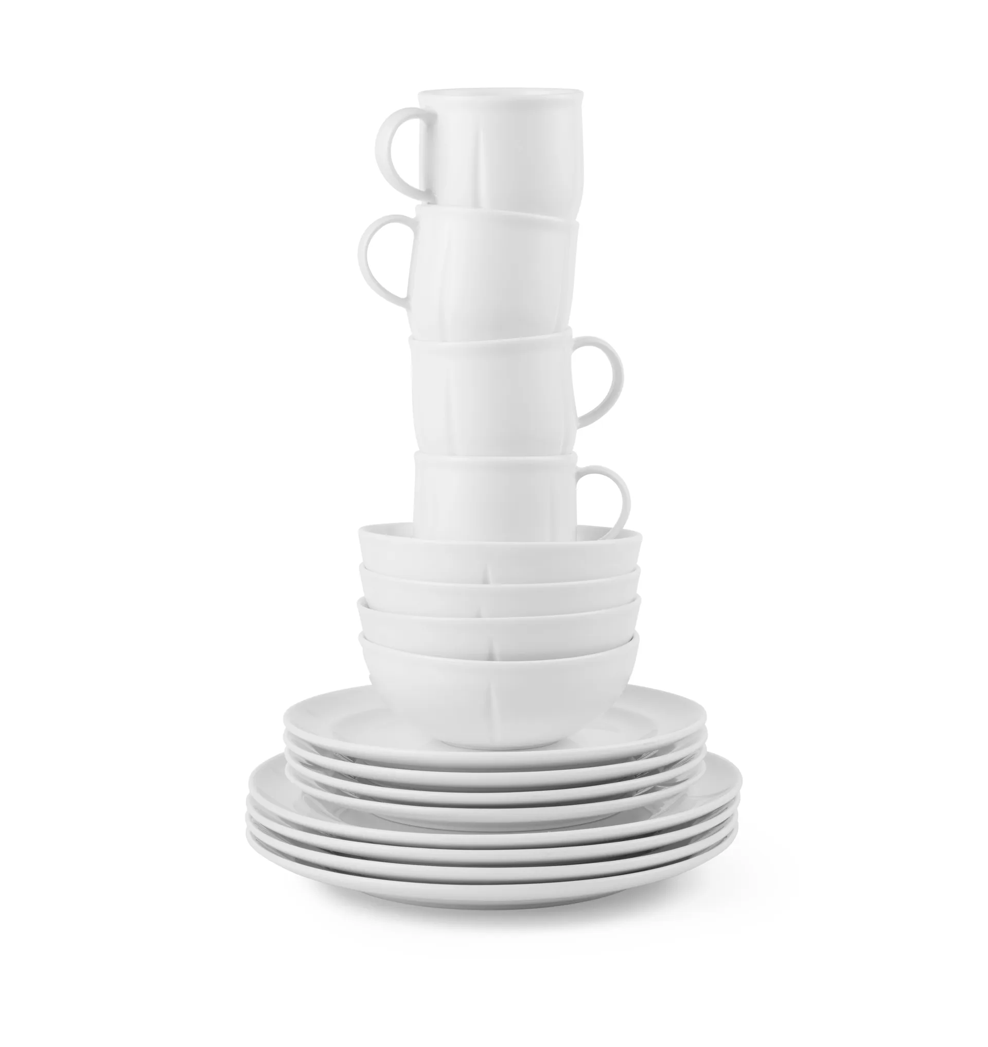 Grand Cru Soft dinnerware set white 16 piece, White Rosendahl